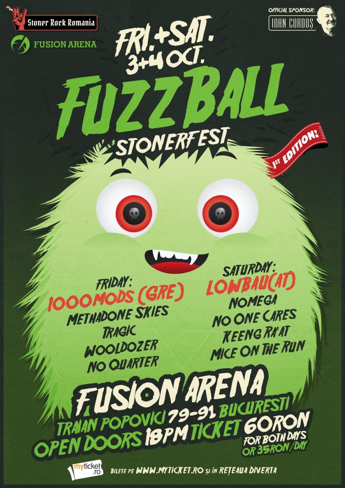 FuzzBall Stoner Fest va avea loc la Fusion Arena in octombrie!